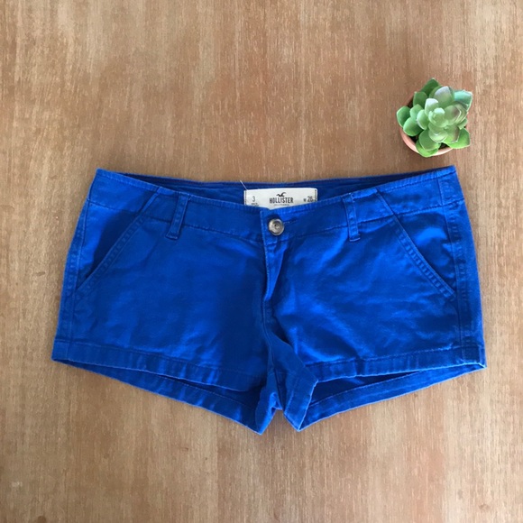 Hollister Pants - Cobalt blue hollister shorts